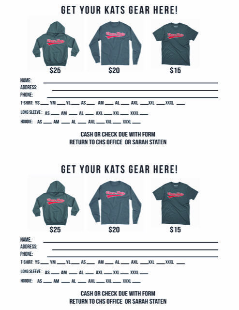 KAT Shirt Order Form