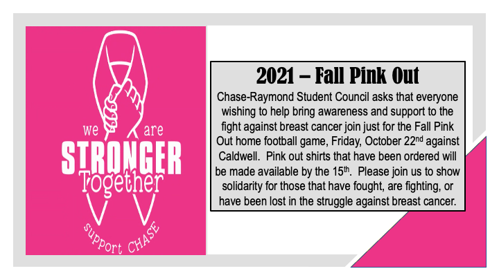 Pink Out Change