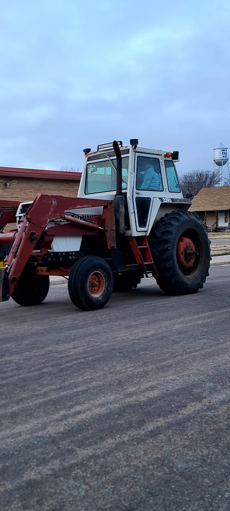 Tractors to park in front of CHS 