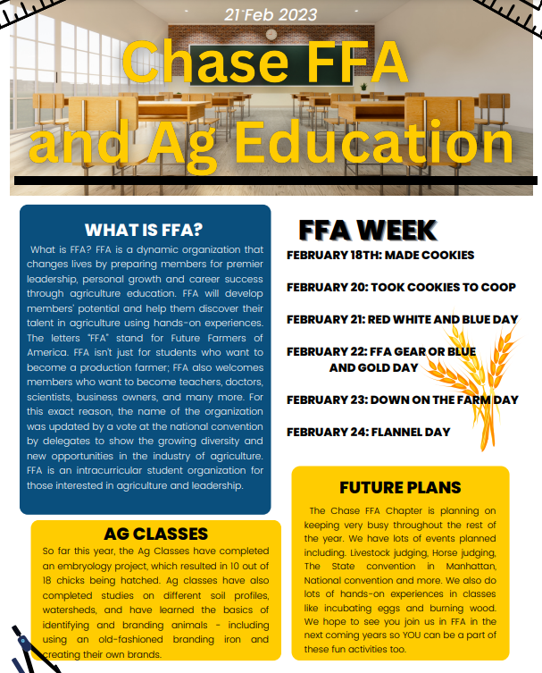 FFA Week Flyer